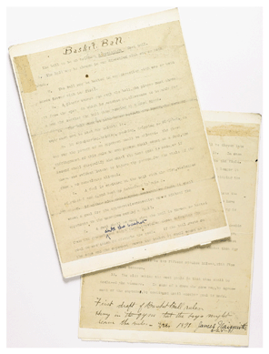 James Naismith's founding rules of basketball commanded $4.3 million.