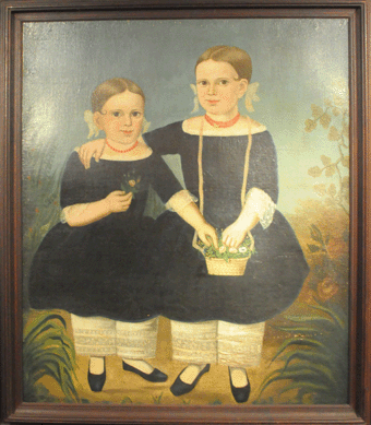 The Prior School double portrait of two young girls from Brooklyn did well, bringing $14,950.