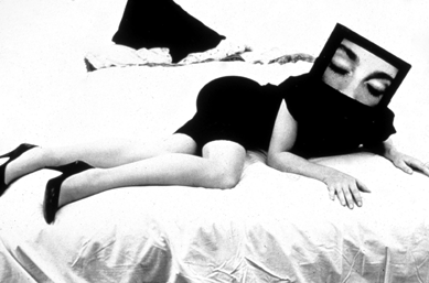 Lynn Hershman, "Seduction†from "Phantom Limb,†1988, gelatin silver print, 31 by 41 inches. Courtesy the artist and Gallery Paule Anglim, San Francisco.