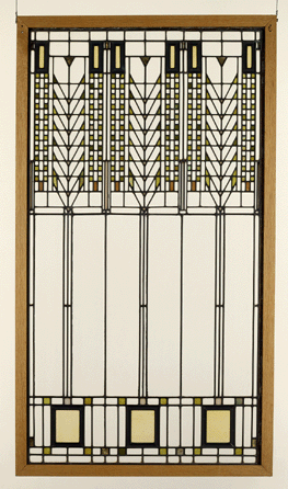 "Tree of Life†window designed for the Darwin D. Martin House in Buffalo, N.Y., 1904. ⁒ichard Beauchamp photo, ©Frank Lloyd Wright Foundation