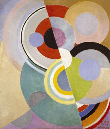 Sonia Delaunay (French, born Russia, 1885‱979), "Rythme Coloré (Colored Rhythm),†France, 1946, oil on canvas. Private collection, ©L&M Services B.V. The Hague.