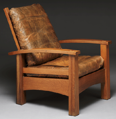 Gustav Stickley, reclining chair No. 336, circa 1901‰2.