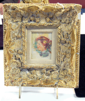 Pierre Auguste Renoir's "Jeune Femme en Profile†sold on the phone for $54,635. 