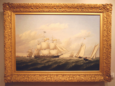 William Bradford's 1853 "The Whaleship Speedwell of Fairhaven Outward Bound off Gay Head,†which auctioneer Steve Fletcher described as "perhaps one of Bradford's best,†brought $248,000 from a phone bidder.