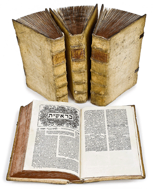 The Second Biblia Rabbinica, Venice, 1524′5, sold for $98,400.