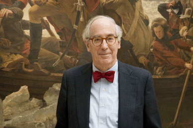 Morrison H. Heckscher, the Lawrence A. Fleischman chairman of the American Wing at the Metropolitan Museum of Art, is the 2011 winner of the Award of Merit, presented annually by the Antiques Dealers Association of America. "Washington Crossing the Delaware,†rear, by Emmanuel Leutze, is a centerpiece of the American paintings galleries, set to open in January 2012. Courtesy of the Metropolitan Museum of Art.