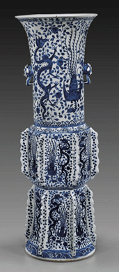 A palace size vase found its sale market at $183,000.