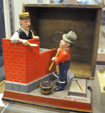 The Mason bank by Shepard Hardware was in mint condition and retained the original box. It sold for $46,000.