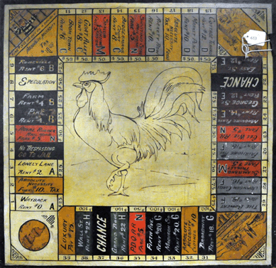 The early Monopoly board attributed to a Philadelphia maker sold for $23,000.