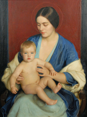 William McGregor Paxton's 1932 "A Modern Madonna†took $37,375. 