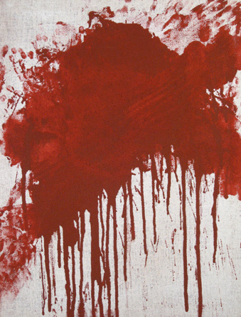 The top selling lot was "Red†by Hermann Nitsch, a work executed in spilled red paint and possibly blood on canvas, which sold for $22,320.