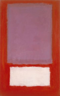 Mark Rothko (1903‱970), "No. 5,†1958, oil and acrylic on canvas, 66 by 41 3/8 inches. National Gallery of Art, Washington, D.C. Gift of the Mark Rothko Foundation, Inc. Courtesy of the National Gallery of Art, Washington.