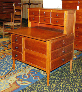 A sister's sewing desk from the Enfield Shaker community sold in the room for $32,175.