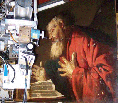 What was thought to be a Seventeenth Century work by Dutch Golden Age artist Matthias Stomer was revealed by XRF confocal analysis to be a Nineteenth Century copy.