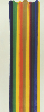 In a special installation through October 9 celebrating Washington artist Morris Louis and his ties to the Phillips Collection is Morris Louis's "Number 1-82,†1961, acrylic on unprimed canvas, 82¼ by 33¼ inches. The work was acquired in 1962. The Phillips Collection, Washington, D.C.