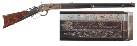 Deluxe first model 1873 documented copy of the Winchester One of One Thousand sold for $40,250.