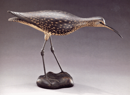 Copley Fine Art beat its own previous record for a decorative running curlew by A. Elmer Crowell when a circa 1912 example sold for $257,250.