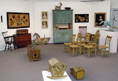 The exhibition area for the Kellogg Collection.