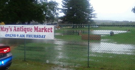 Field conditions at May's as of Thursday morning. Photograph by Steven Thomas.