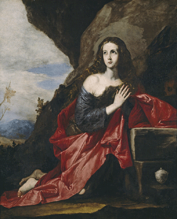 José de Ribera, "Mary Magdalene,†1641. Museo Nacional del Prado, Madrid, Spain.