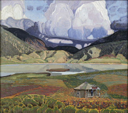 Ernest Leonard Blumenschein's circa 1923 oil on canvas "The Lake†captures a scene near Taos, N.M., where he was among the six founders of the Taos Society of Artists in 1915.