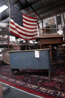 Country Peddler Antiques, Burlington, Conn.