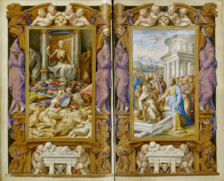 Giulio Clovio, Farnese Hours, Italy, Rome, 1546. The Morgan Library & Museum, New York. MS M. 69, fols. 79v‸0r.