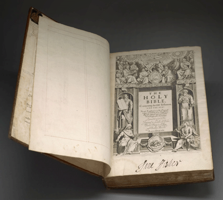 King James Bible, London: Robert Barker, 1611. The Morgan Library & Museum, New York. PML 2021′5. 