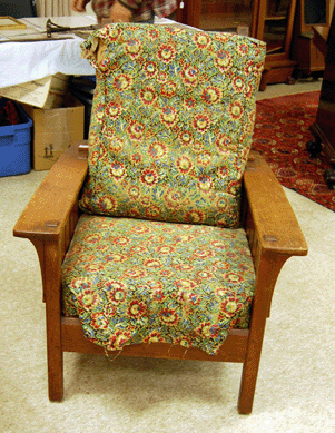 The L&JG Stickley Morris chair went for $2,013.