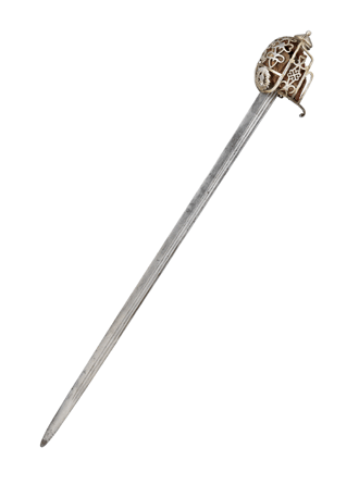 This rare Scottish backsword dating from the mid-Eighteenth Century was the highest selling lot, realizing $45,000.