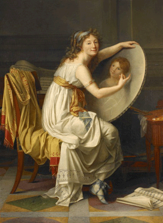 Rose Adélaïde Ducreux, "Portrait of the Artist,†circa 1799, Musée des beaux-arts, Rouen, France. 