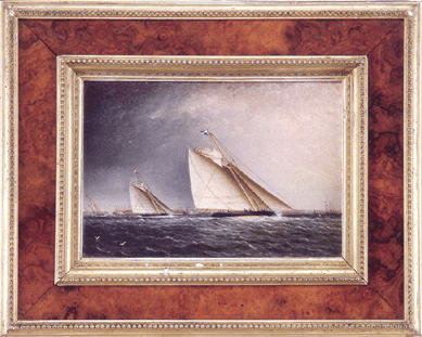 The star of the fine art on offer in the sale came in session two when James Edward Buttersworth's (American, 1817‱894) "Yacht Racing In New York Harbor,†fresh from an East Coast consignor, attracted at least ten phone bidders †one of which, an agent bidding on behalf of a client claimed it for $63,250. 