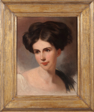 Thomas Sully's long-lost portrait of Maria Gratz, 1831, has been reunited with its mate, Sully's portrait of Benjamin Gratz, Maria's husband, at the Rosenbach Museum & Library.