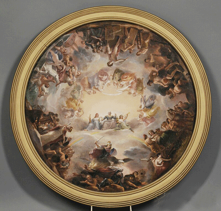 Constantino Brumidi's study for "The Apotheosis of Washington,†his fresco for the rotunda of the US Capitol building, sold for $539,500.