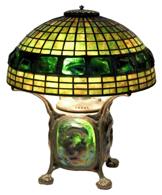 The Tiffany turtleback lamp was made after 1902. ⁃hristopher Martin photo
