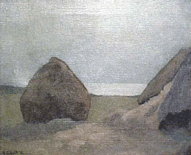 George C. Ault, "Sunlight and Mist,†1911, oil; WAAM, gift of the family of Agnes Schleicher.