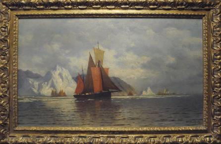 The top lot of the auction came as an untouched, original condition painting by William Bradford was offered. Consigned directly from a Buffalo, N.Y., family, the painting doubled presale estimate when it sold to a telephone bidder for $166,750.
