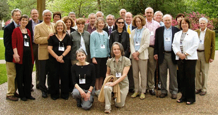 American Folk Art Society members visited Houston in spring 2007. Traveling with the group were, from left, front, Susie Fradkin, Diane Deachan; first row, Nancy Kollisch, Jane Supino, Kay Meyer, Patty McCullough, Phebe Goodman, George Meyer, Tracy Whitehead, Denis Keleman; second row, Leslie Warwick, Jeff Pressman, Vera Jelinek, Pepi Jelinek, Sam McCullough, Bill Gemmill, Jim Meltzer; back row, Peter Warwick, Stu Stender, Deb Davenport, Lee Stoltzfus, Louis Goodman, Henry Fradkin, Marc Whitehead and Sally Gemmill.