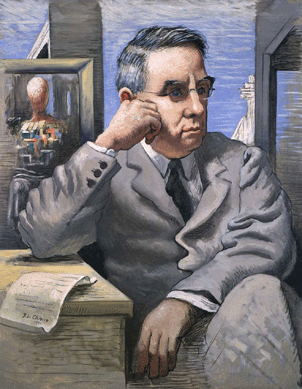 Drawn to Italian artist Giorgio de Chirico's stark, surreal depictions of peopleless landscapes in which antiquity and modernity often collided, Barnes collected several of his works, and had him paint this introspective portrait in 1926. It captures some of pent-up energy and iron will of the maverick, self-made millionaire whose irascible temper was as strong as his visionary commitment to Modern art.