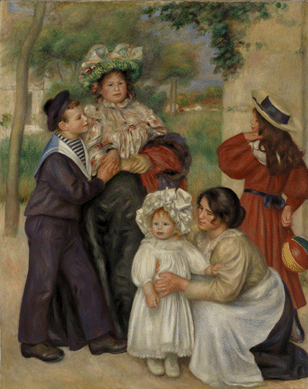 With the world's largest holding of paintings by Pierre-Auguste Renoir †181 †Barnes made good on his 1913 declaration, "I am convinced I cannot get too many Renoirs.†Barnes's Renoir trove includes such masterworks as "The Artist's Family,†1896. 