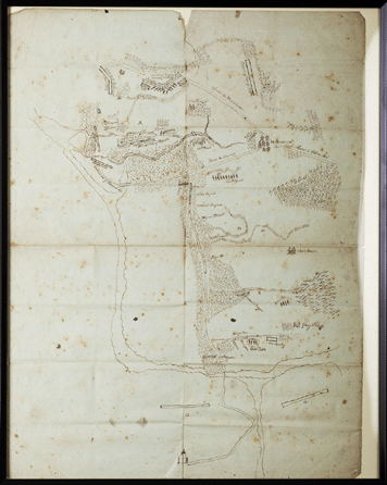 A hand drawn map of the 1778 Battle of Monmouth was found in a shoebox and sold for $76,700.