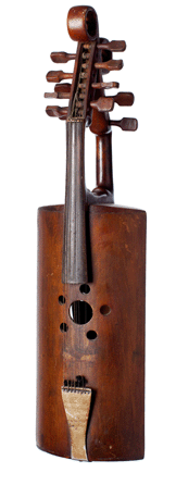 Joe Henry Hunley of Axton, Va., made a double fiddle around 1930.