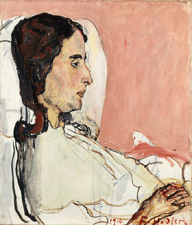 Ferdinand Hodler, "The Sick Valentine Godé-Darel,†1914, oil on canvas; 18½ by 15¾ inches, Musée d'Orsay, Paris.