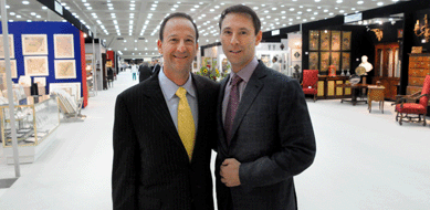 Rob Samuels, left, and Scott Diament, principals of The Palm Beach Show Group, promoters of the Baltimore Antiques Show.
