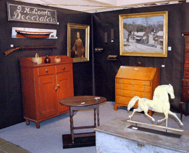 Chuck White Folk Art & Antiques, Warwick, N.Y.