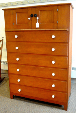 The Sisters cupboard, acquired directly from the Hancock Trustees office, was one of the star lots, selling at $122,850.