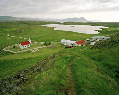 Einar Falur Ingólfsson, "From Mt Helgafell (27.06.2009),†2009; C-print. Courtesy of the artist.