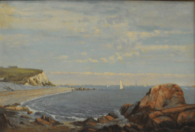 A Frank Shapleigh coastal scene depicting Cohasset, Cape Cod, Mass., sold at $5,175.