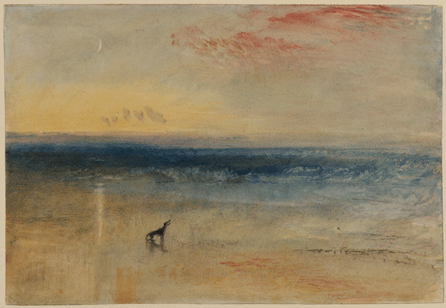 J.M.W. Turner (1775-1851), "Dawn after the wreck,†circa 1841, watercolor and gouache. © The Courtauld Gallery, London.