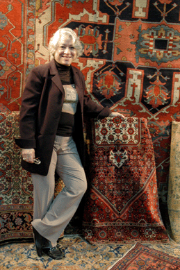 Biuk Fardin of Fardin's Antique Rugs, Fairfield, Conn.